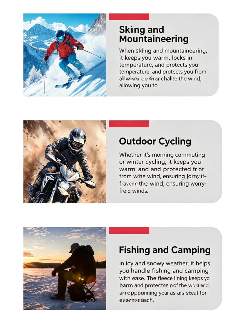 Baraka Breathable Full Face Mask, Lightweight And Windproof, Unisex, Suitable For Skiing, Motorcycling, Cycling, And Running - Dark Gray. - Image 5