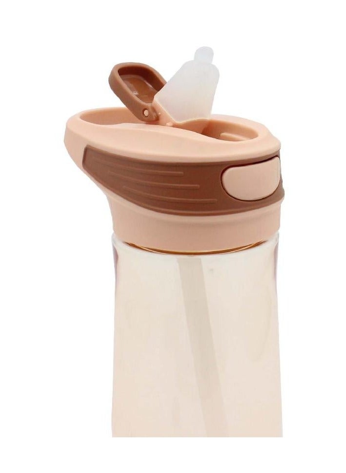 أتريوم زجاجة ماء 800.00 مل (1.41 قرش) وردي شفاف/أسود - Image 3