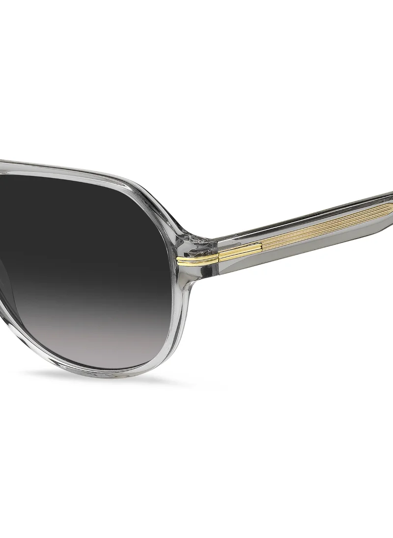 بوس Men's UV Protection Sunglasses Boss 1507/S Grey 49.5 - Lens Size: 59 Mm