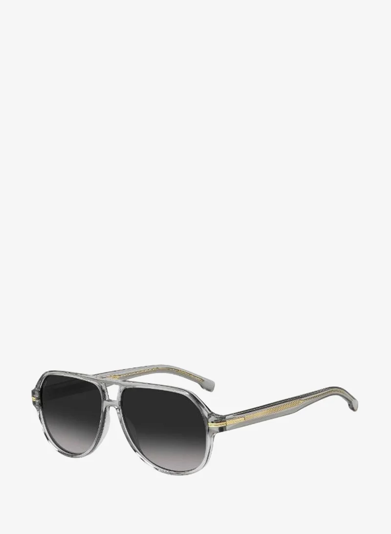 BOSS Men's UV Protection Sunglasses Boss 1507/S Grey 49.5 - Lens Size: 59 Mm
