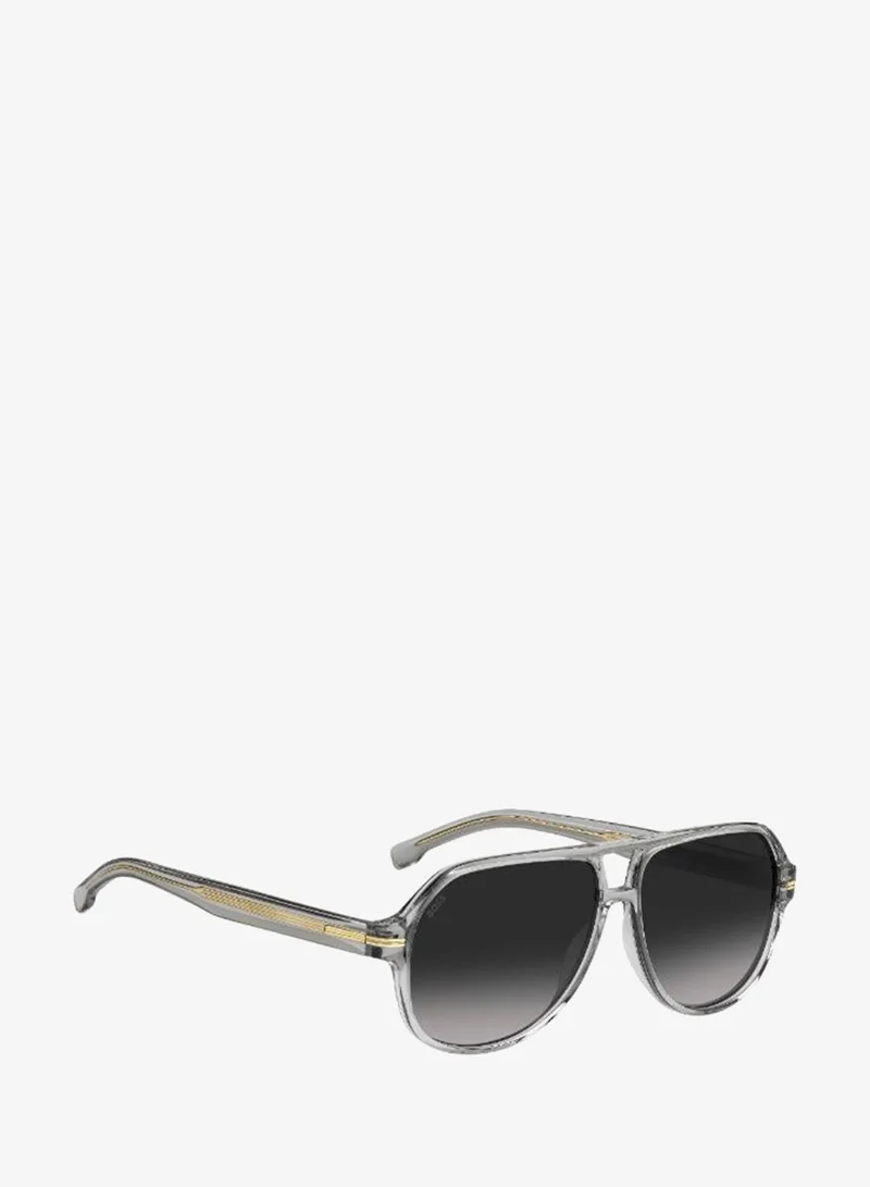 BOSS Men's UV Protection Sunglasses Boss 1507/S Grey 49.5 - Lens Size: 59 Mm