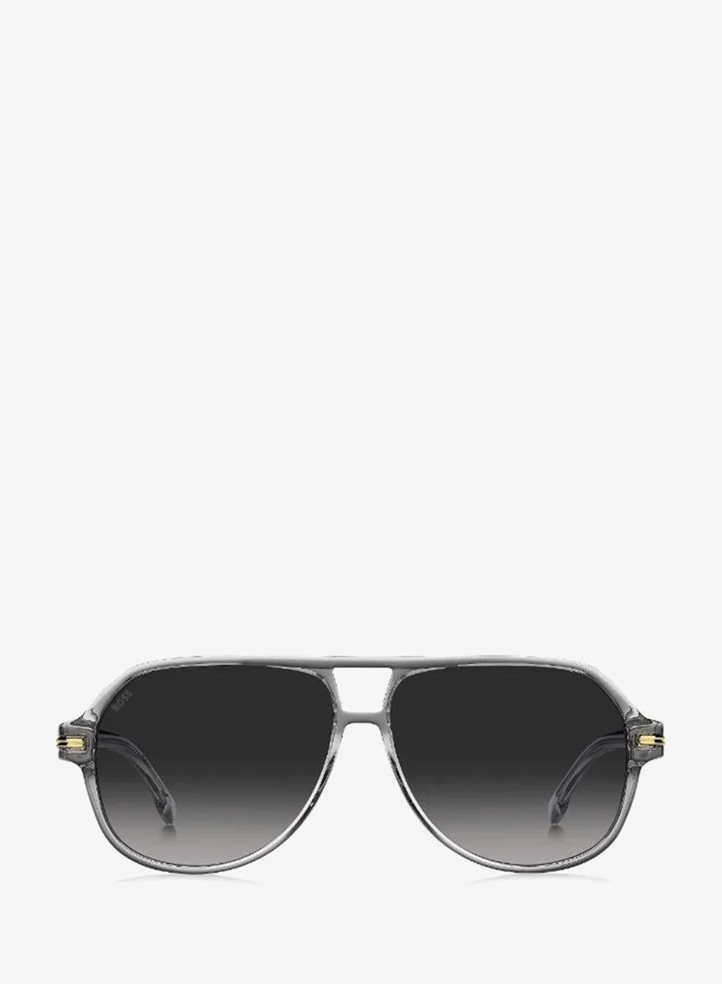 BOSS  Men's UV Protection Sunglasses Boss 1507/S Grey 49.5 - Lens Size: 59 Mm for Men | Best Price UAE