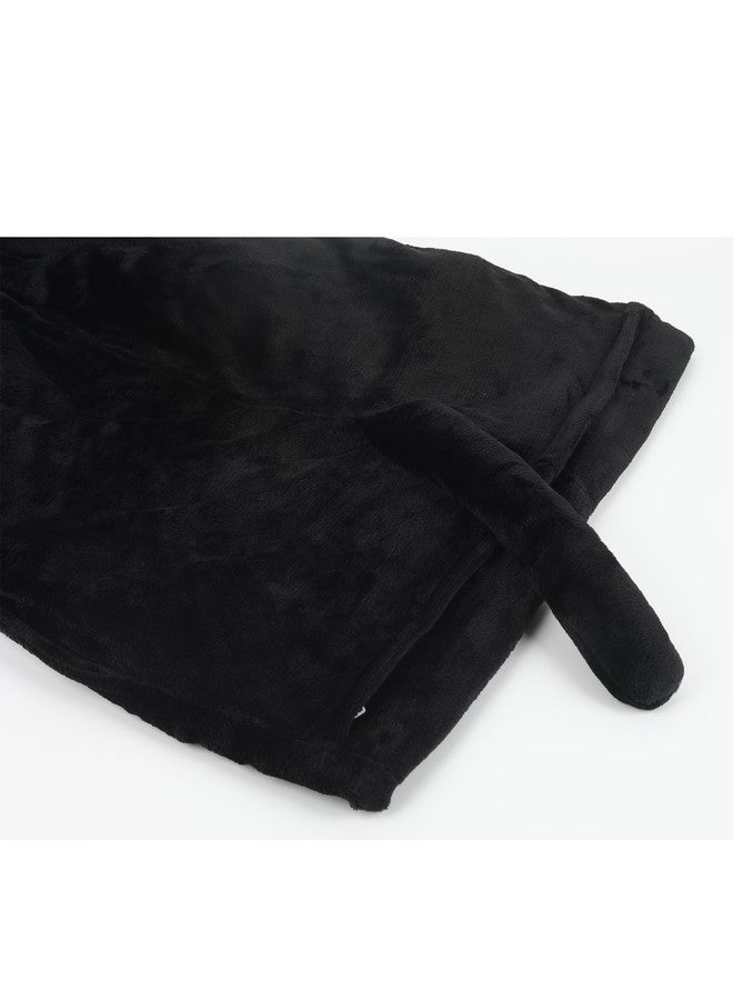 Cuteshower Kids Black Cat Costume Animal Jumpsuit for Girls Halloween Dress Up Costumes (6-7 Years) - Image 4