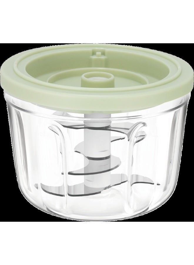 SONASHI Rechargeable Mini Chopper - Bowl Capacity of 350ML | Portable Food Cutter Mincer for Dicing, Ginger, Chilli, Fruits, Onions, Vegetable |  Stainless Steel Blades with Detachable Design for Easy Cleaning 350 ml 30 W SMC-15 Aqua - Image 4