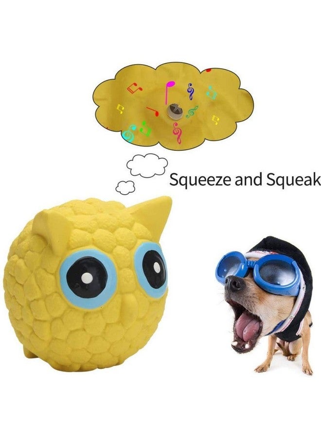 ألعاب الكلاب المطاطية من إي تويز التي تصدر صوت صرير لجميع أنواع الكلاب والقطط والجراء (لعبة البومة). - Image 2