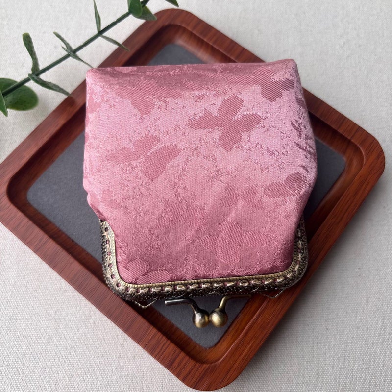 Chinese Style Retro Embroidery Song Brocade Handmade Brocade Cotton Fabric Clasp Coin Purse National Style Gift Versatile - Image 4
