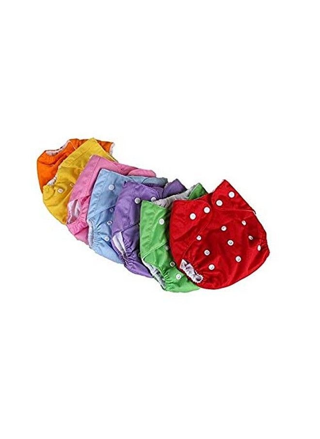 Chinmay Kids Reusable Cloth Diaper Nappies ;Nappy Pants; For Newborn Child Toddler Infant Combo Of 3 Piece (Assorted Colours) 02 Years (Insert Pad Not Included)Pack Of 3  - Image 1