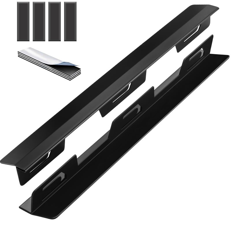 Stove Gap Covers Stainless Steel 2PCS Antislip Not Sharp 13827 Adjustable Oven Gap Filler for Counter Stove Guards Effectively Protect Cooktop Trim Kit Suitable for Surface