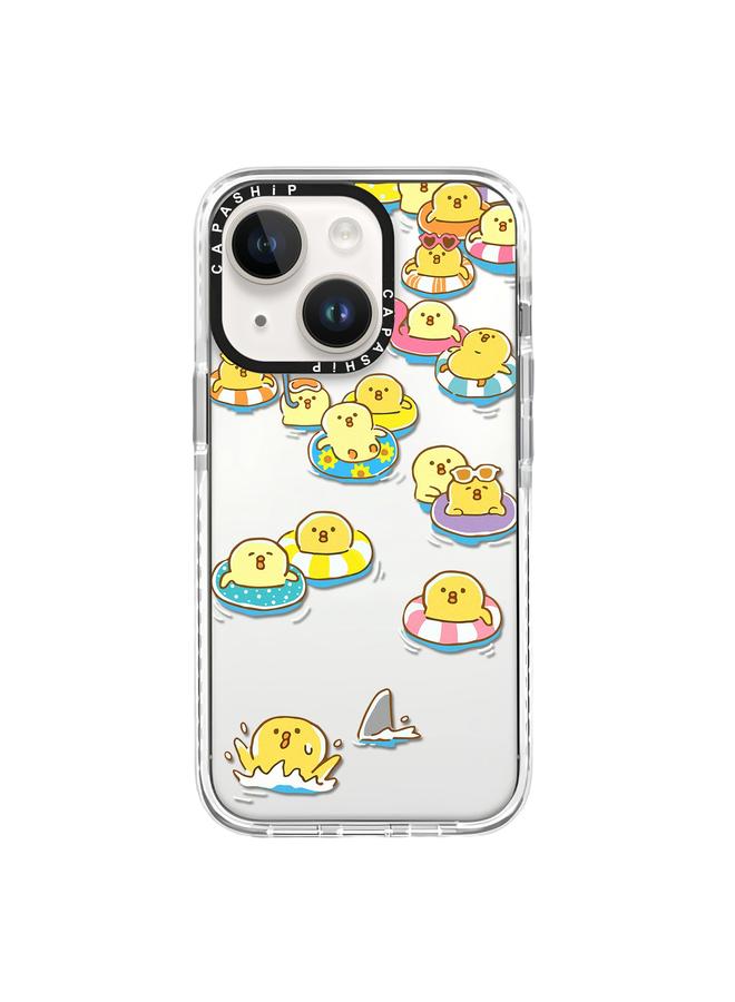 اس-توب جراب لهاتف iPhone 15 بنمط توضيحي بسيط وغطاء كامل للهاتف - Image 1