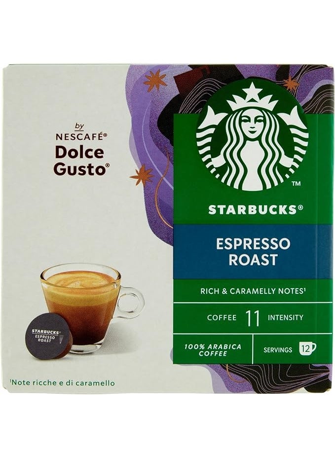 Dolce Gusto Starbucks Dolce Gusto Dark Espresso Roast 12 Capsules