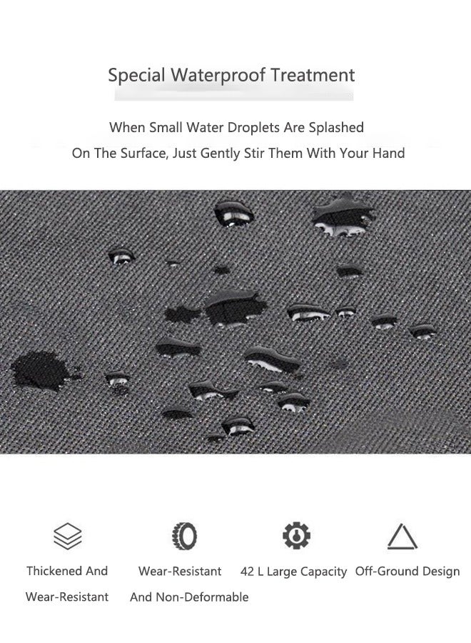 OASIS DESERT Fabric Storage Bucket, Dirty Clothes Basket, Dirty Clothes Storage Basket, Laundry Basket, Household Daily Use0000-- - Image 5