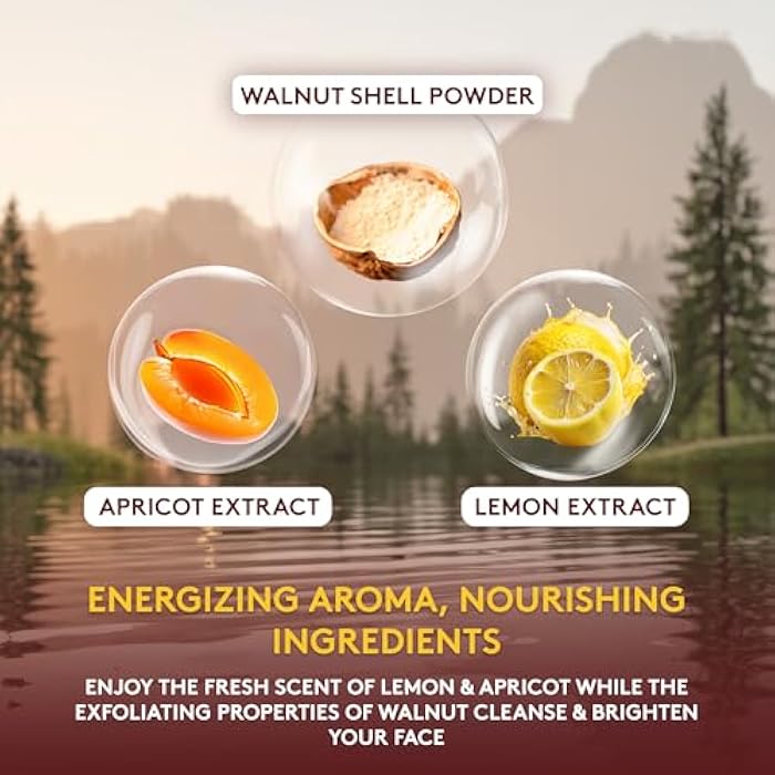 OKAY Oil Control Facial Scrub Exfoliator - Exfoliating Face Wash, Face Scrub for Women and Men, Moisturizing and Brightening, Leaves Skin Smooth and Clean, Paraben Free - Apricot Lemon, 6 oz (1 Pack) - Image 3