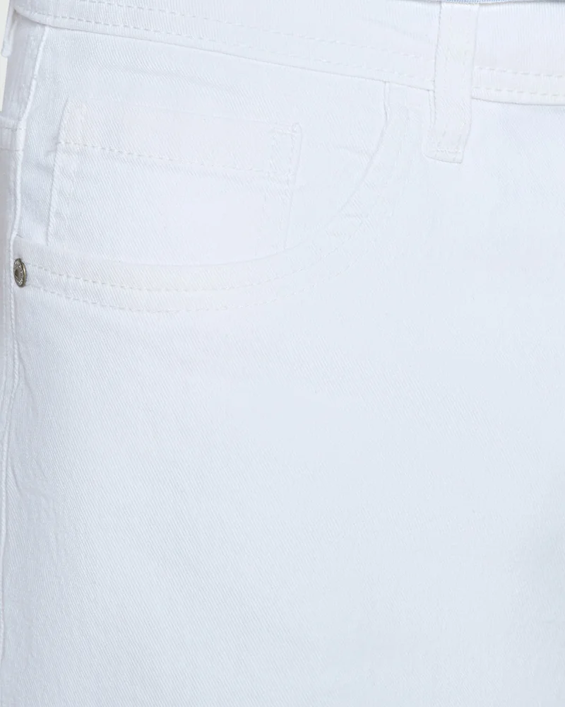 Ovs Men'S White Straight-Fit Jeans