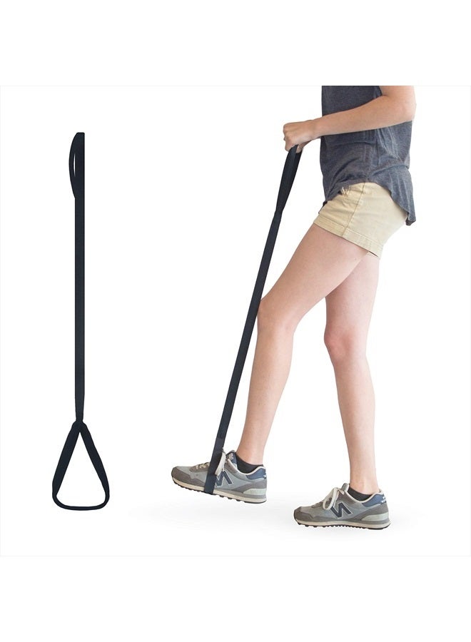 RMS 35 Inch Long Leg Lifter - Durable & Rigid Hand Strap & Foot Loop - Ideal Mobility Tool for Wheelchair, Hip & Knee Replacement Surgery  - Image 1