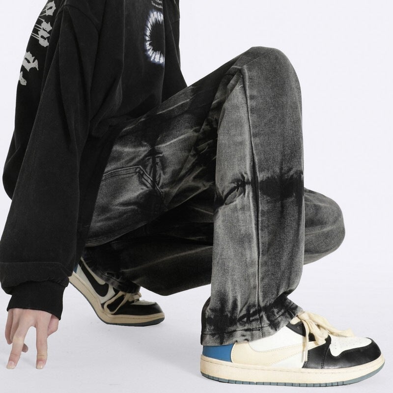 Unisex Classic Denim Jeans Loose Fit Daily Outdoor Wear - Image 4