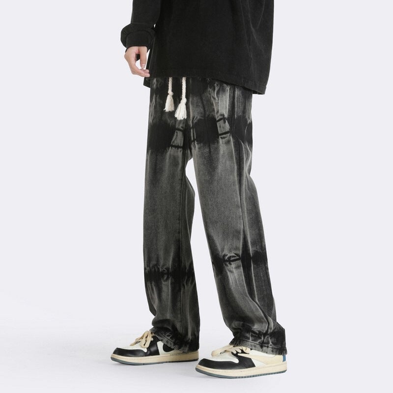 Unisex Classic Denim Jeans Loose Fit Daily Outdoor Wear - Image 2