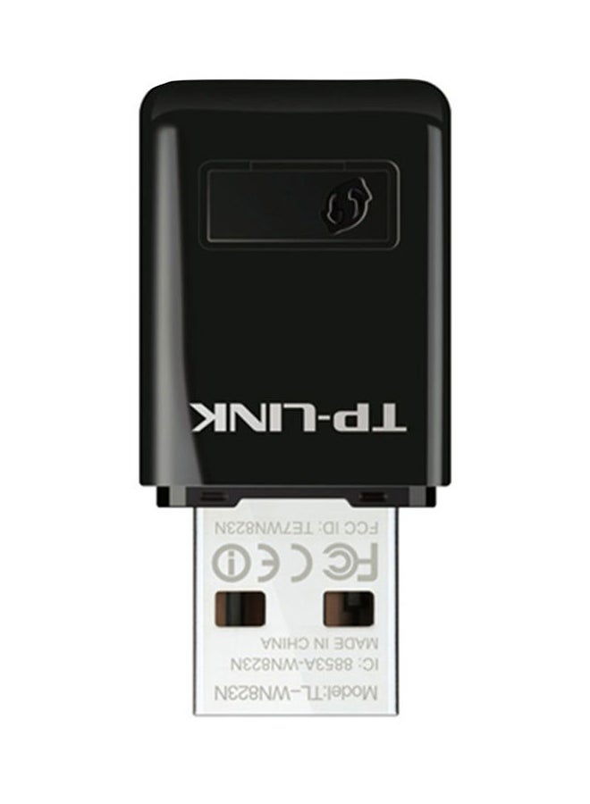 تي بي لينك محول شبكة N صغير ولاسلكي مزود بمنفذ USB وبسرعة 300 ميجابت في الثانية طراز ‎TL-WN823N‎ أسود - Image 4