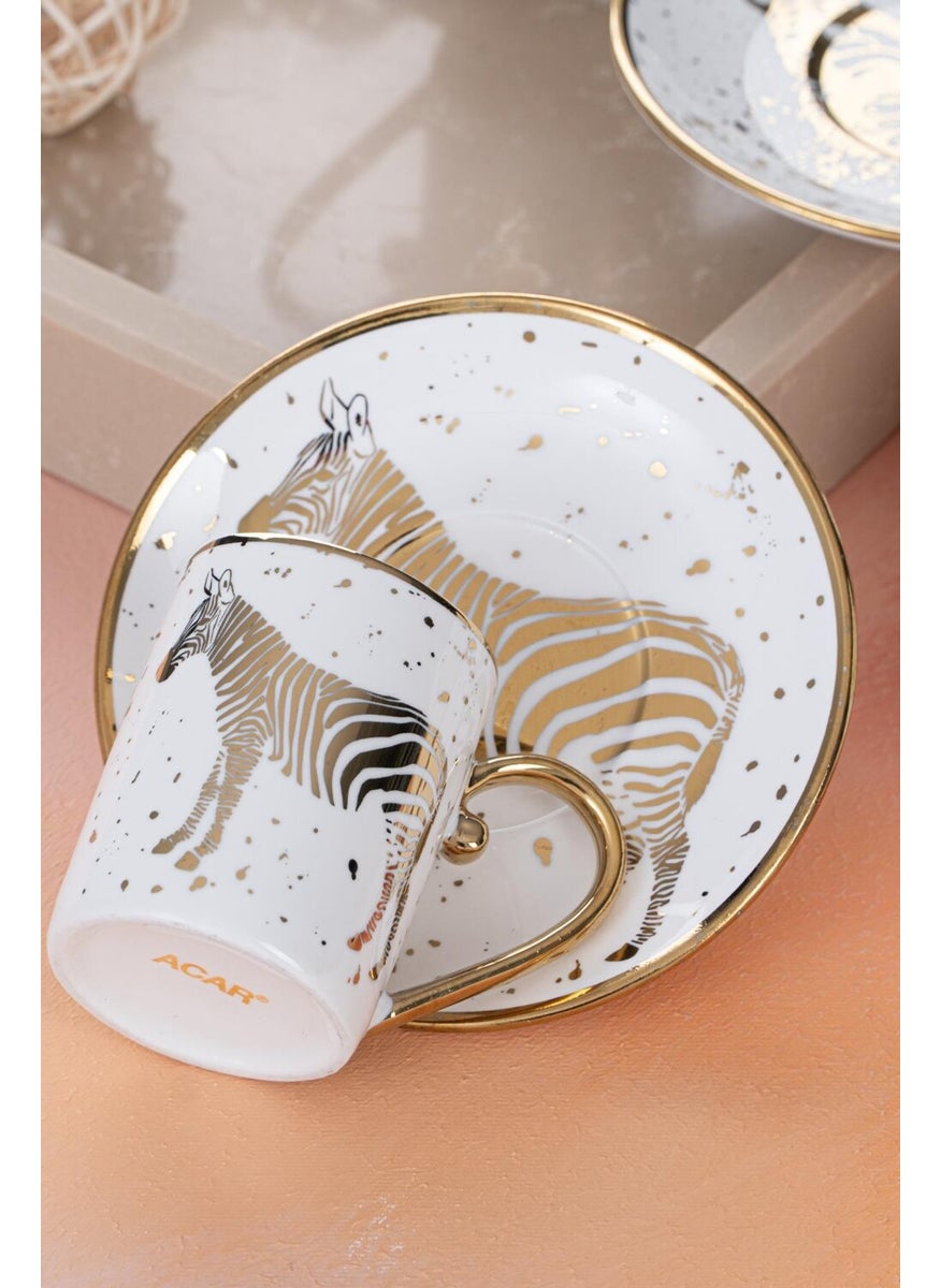 Acar - Alora Coffee Cup Set for 6 People - 90 ml - Image 1