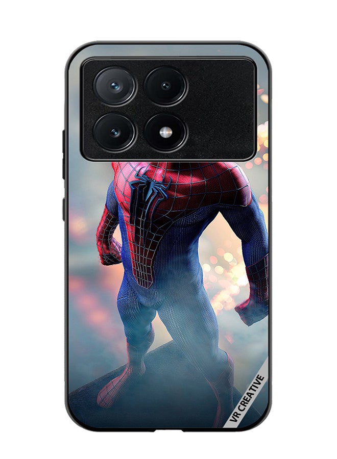 VR CREATIVE Protective Case Cover For Xiaomi Poco X6 Pro Spiderman Design Multicolour - Image 1