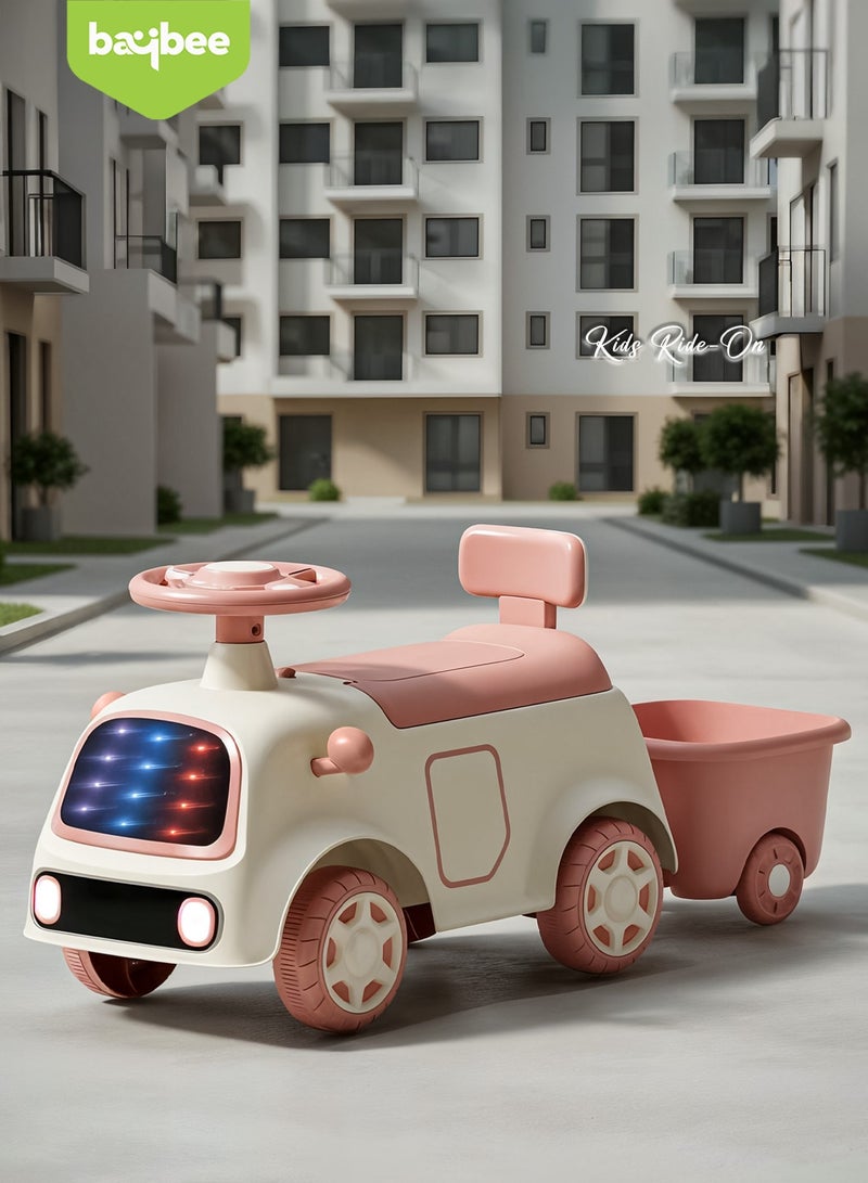 بيبي ChatGPT said:  سيارة الأطفال بايبي لوموس (Baybee Lumos) للركوب والدفع، سيارة دفع للرضع مع أضواء RGB، موسيقى، مساحة تخزين واسعة ومسند ظهر عالي | سيارة ركوب ودفع للأطفال للقيادة من 1 إلى 3 سنوات، أولاد وبنات (رمادي) - Image 2