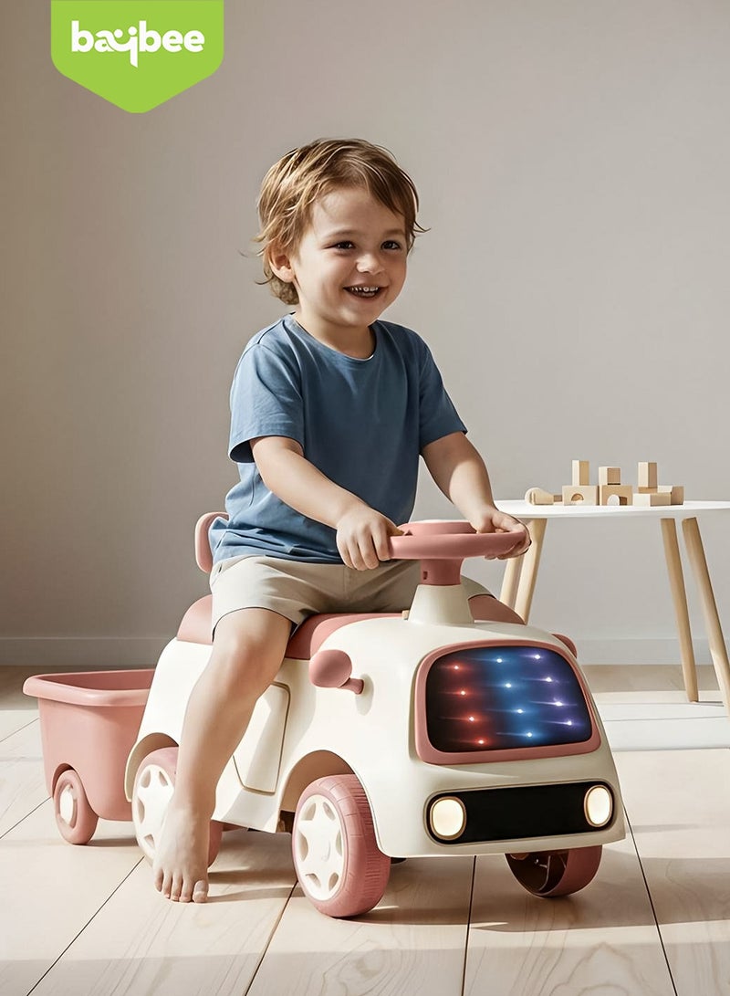 بيبي ChatGPT said:  سيارة الأطفال بايبي لوموس (Baybee Lumos) للركوب والدفع، سيارة دفع للرضع مع أضواء RGB، موسيقى، مساحة تخزين واسعة ومسند ظهر عالي | سيارة ركوب ودفع للأطفال للقيادة من 1 إلى 3 سنوات، أولاد وبنات (رمادي) - Image 3