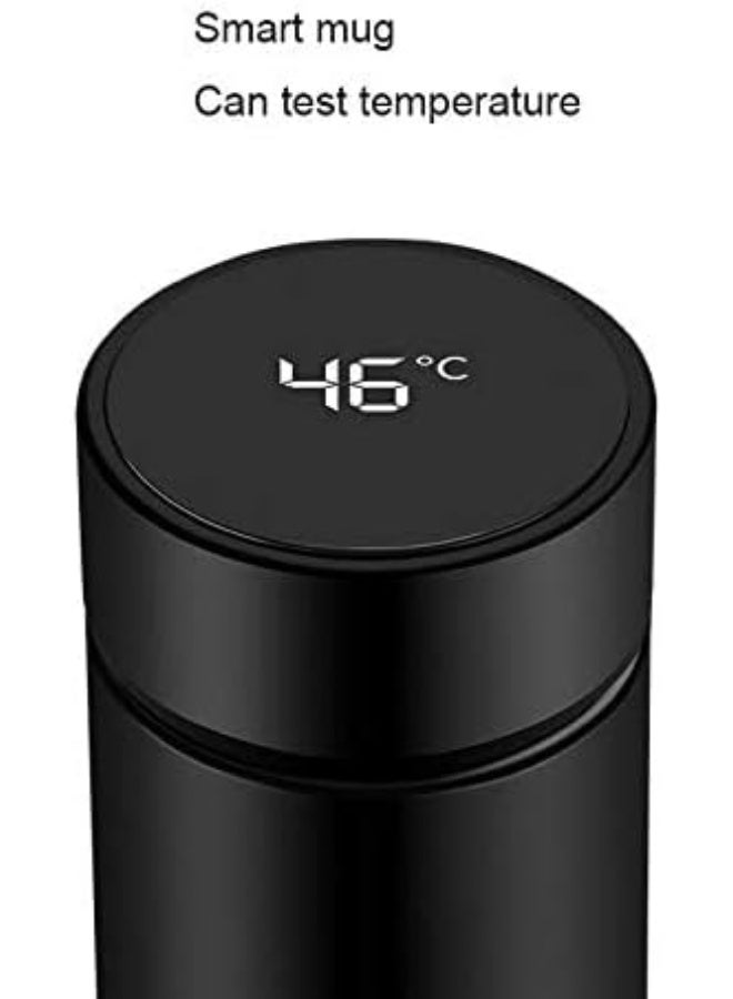 BTS-UAE Smart Water Bottle, Vacuum Insulated Stainless Steel Thermal Bottle, Intelligent Measurement Water Temperature, for Home Office Sport Camping (black)  - Image 2