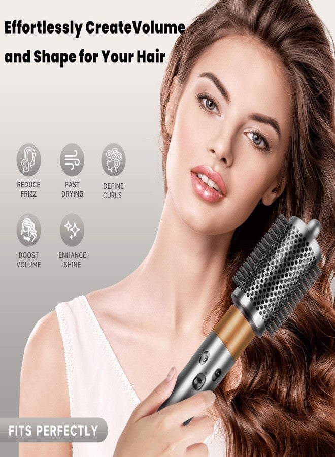 Liopif Upgraded Large Round Brush for Dyson Airwrap Styler Attachment,Bigger Round Volumizing Brush and Hair Style Replacement Tool for Airwrap Accessories(Gray) - Image 5