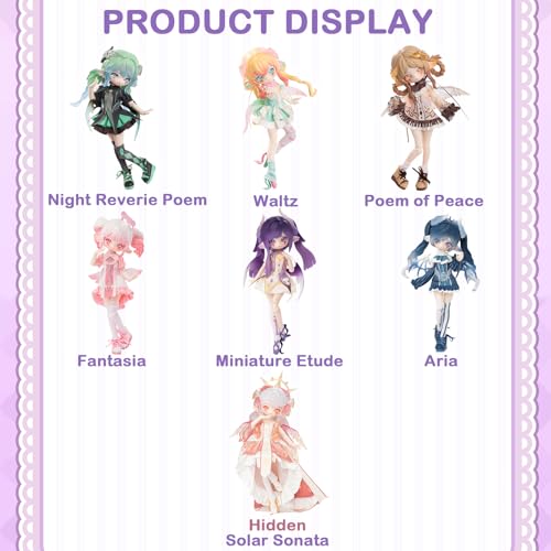 BEEMAI Luluya Symphonic Poem Series 6Box Set Contains 6 Figures No Repeat 18 BJD Blind Box Cute Figures Collectibles Birthday Gift - Image 5