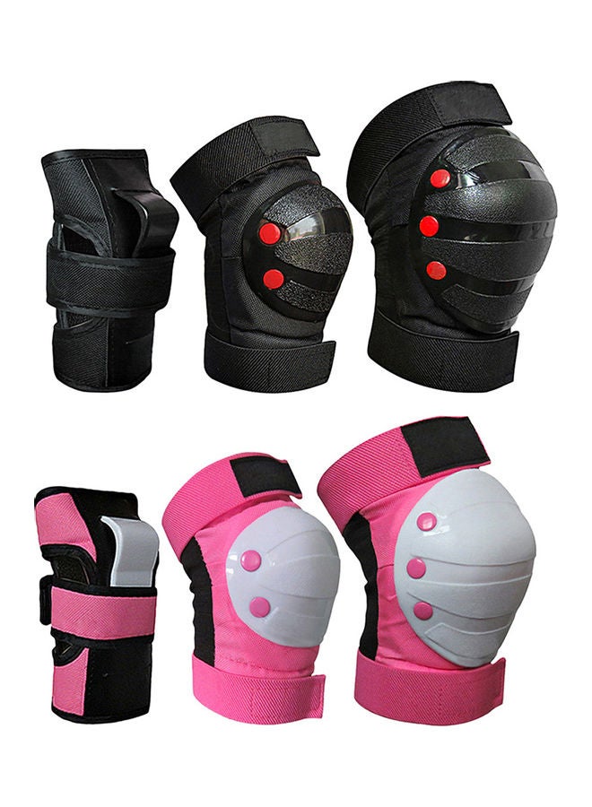 6Pcs/Set Adult Kid Roller Skating Knee Wrist Hand Brace Pads Protective Guard 0.48kg - Image 4