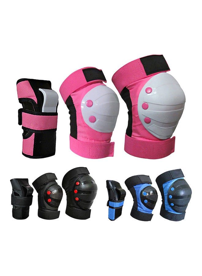 6Pcs/Set Adult Kid Roller Skating Knee Wrist Hand Brace Pads Protective Guard 0.48kg - Image 2