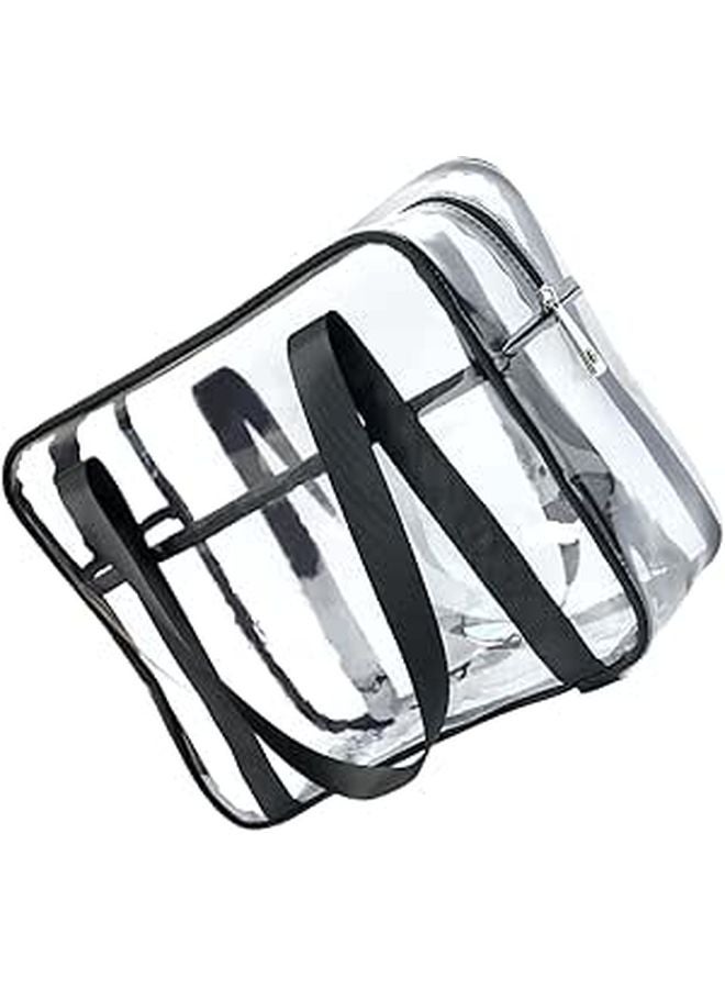 حقيبة مستحضرات تجميل سفر مقاومة للماء من البولي فينيل كلوريد بسحاب، حقيبة منظم أدوات النظافة المحمولة - Image 1