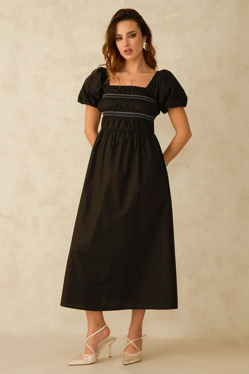 Virgio Puff Sleeve Dress