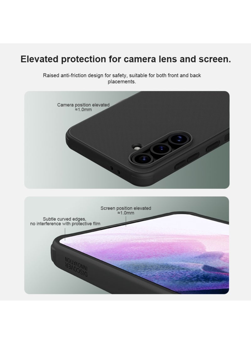 Nillkin For Samsung Galaxy S24 FE Case, TPU+PC Shockproof Bumper, Matte Anti-Fingerprint Back Cover, Side Anti-Slip Handle Protection Casing, Anti-fingerprint Slim Fit Mobile Phone Case  - Image 2