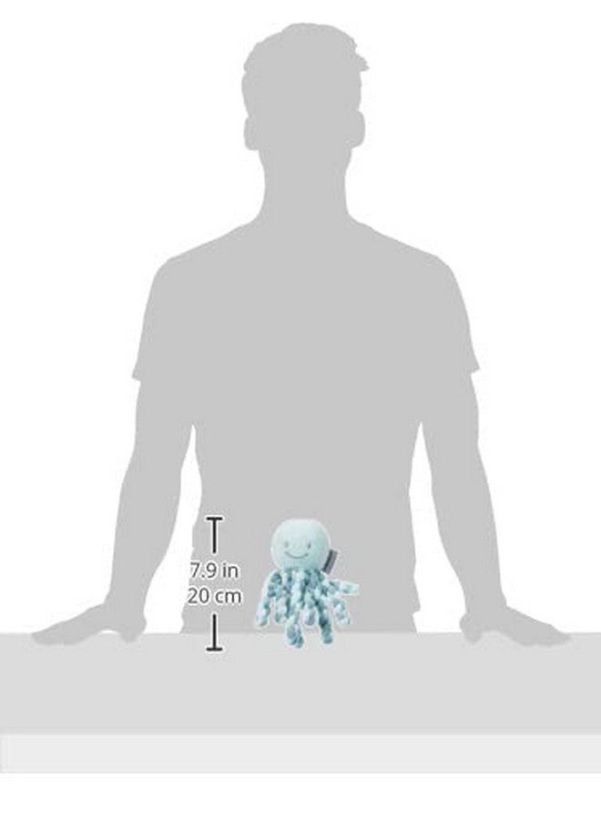 Nattou Lapidou - Piu Piu Octopus Plush Toy for Newborn Babies, Comforting, Soothes for Sleep - Green & Mint Green - Image 3