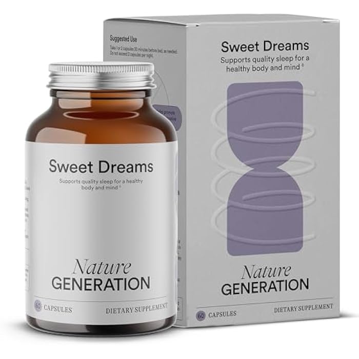 USDA Organic Sleep Supplement – Melatonin-Free Sleep Aid with L-Theanine, Passionflower, and Valerian Root for Stress Relief and Better Sleep – 60 Capsules - Image 1