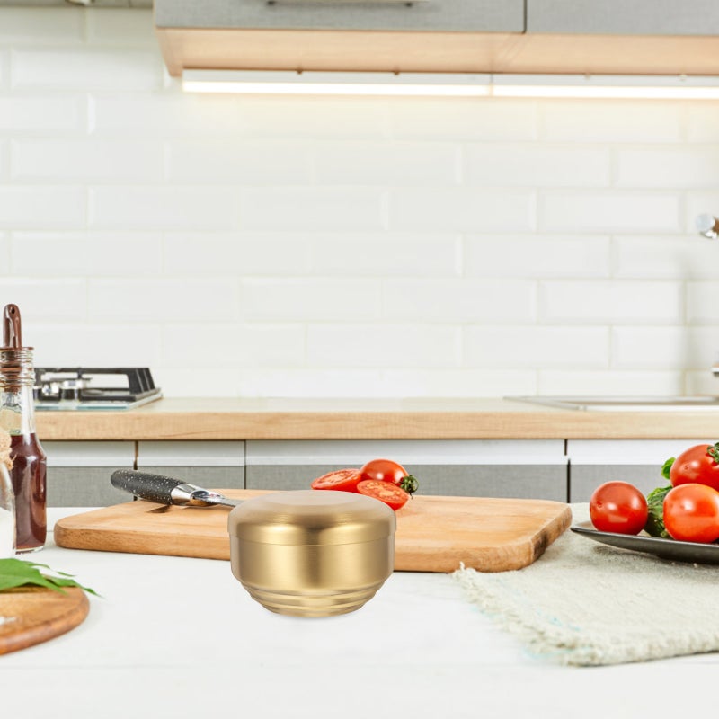 2pcs Thicken Stainless Steel Bowl Small Bowl Metal Soup Bowl Salad Bowl Small Bowl with Lid - Image 2