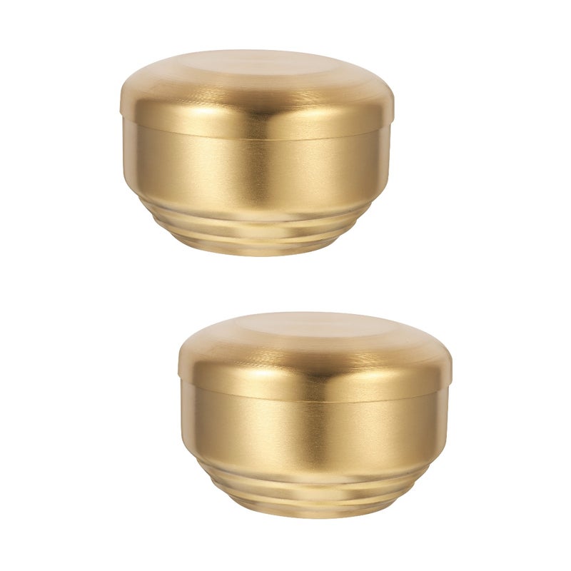 2pcs Thicken Stainless Steel Bowl Small Bowl Metal Soup Bowl Salad Bowl Small Bowl with Lid - Image 1