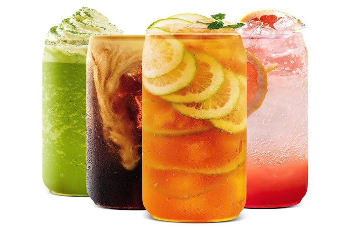 LARGE BEER GLASSES20 OZ CAN SHAPED BEER GLASSES SET OF 4ELEGANT SHAPED DRINKING GLASSES IS IDEAL GIFTTUMBLER BEER GLASSES GREAT FOR ANY DRINK AND ANY OCCASION
