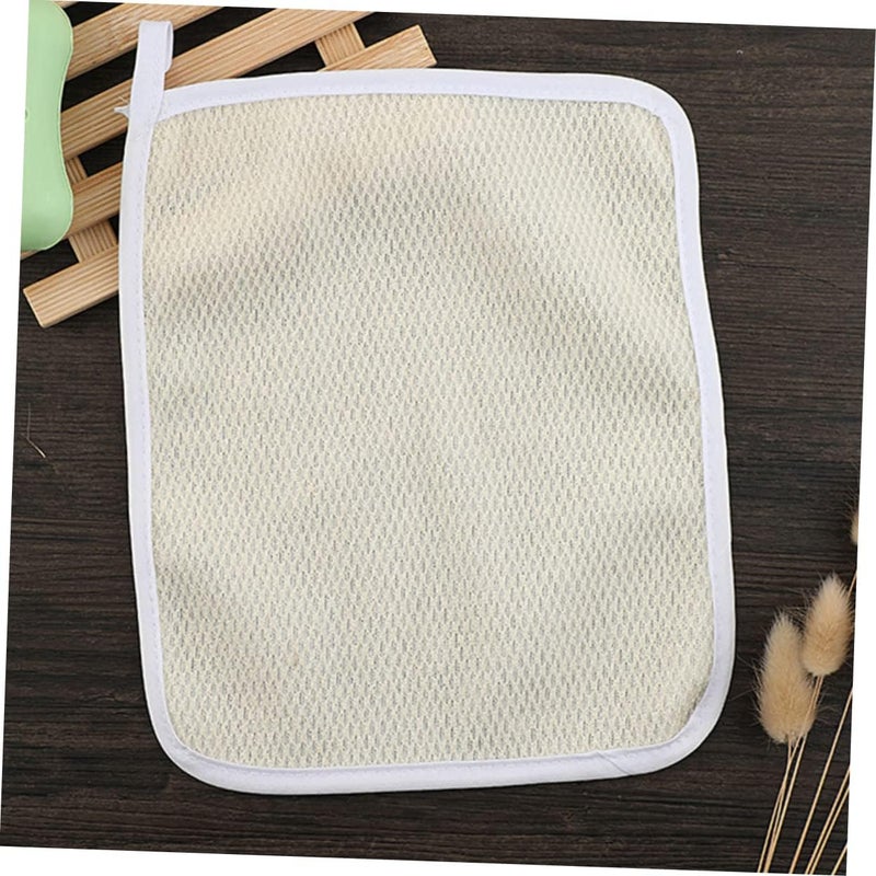 GALPADA 5Pcs Exfoliating Shower Towels Bath Cloths for Quick Dry Scrub Cloths Lightweight and Durable Exfoliating Washcloths for Travel and Home Use - Image 5