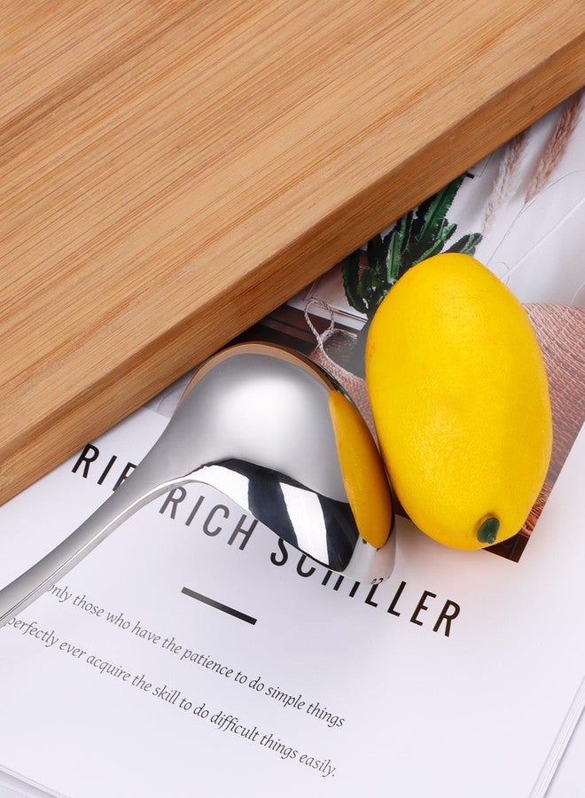 Mafier 2 oz. Soup Ladle SUS304 Stainless Steel Gravy Ladle for Serving,9.5 Inch Sauce Ladle Spoon(Silver)(Set of 2) - Image 5