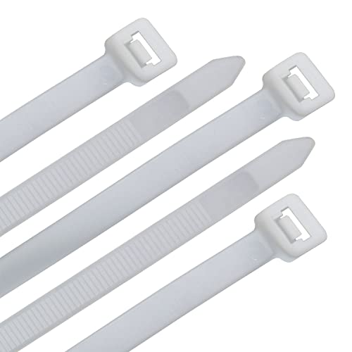 Superun Heavy Duty Zip Ties 20 Inch, Strong Large White Zip Ties 120 Lbs Tensile Strength Selflocking Wire Ties (Industrial Grade Cable Ties) Pack of 50 Clear - Image 5