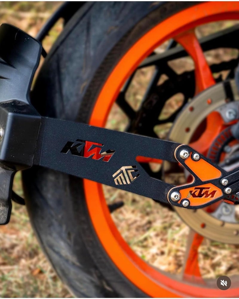 0TO6 Rear Mudguard | Tyre Hugger | Mudguard | Splash Guard with 3MM Thickness Metal Clamp Only Suitable for KTM 200/250/390 KTM Adventure 250/390 - Image 5