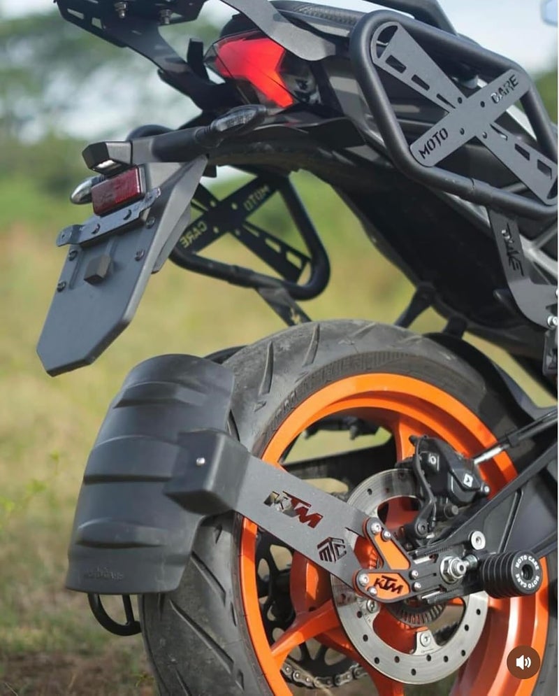 0TO6 Rear Mudguard | Tyre Hugger | Mudguard | Splash Guard with 3MM Thickness Metal Clamp Only Suitable for KTM 200/250/390 KTM Adventure 250/390 - Image 3