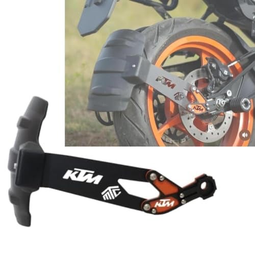 0TO6 Rear Mudguard | Tyre Hugger | Mudguard | Splash Guard with 3MM Thickness Metal Clamp Only Suitable for KTM 200/250/390 KTM Adventure 250/390 - Image 1