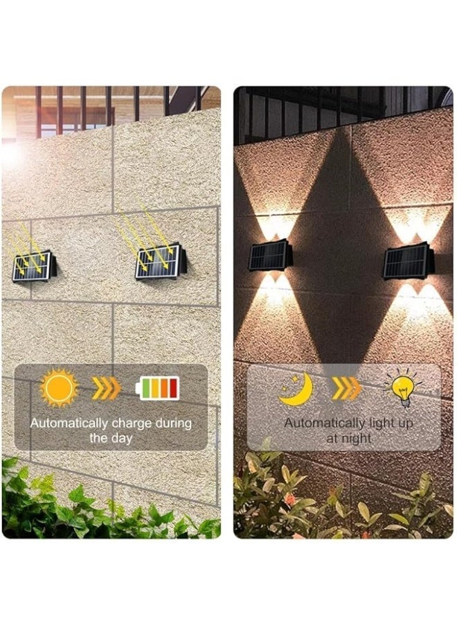 Evva Solar Wall Lights Lights Wireless IP 65 Waterproof Outdoor , Lights for Garden Fence Patio Garage - Image 5