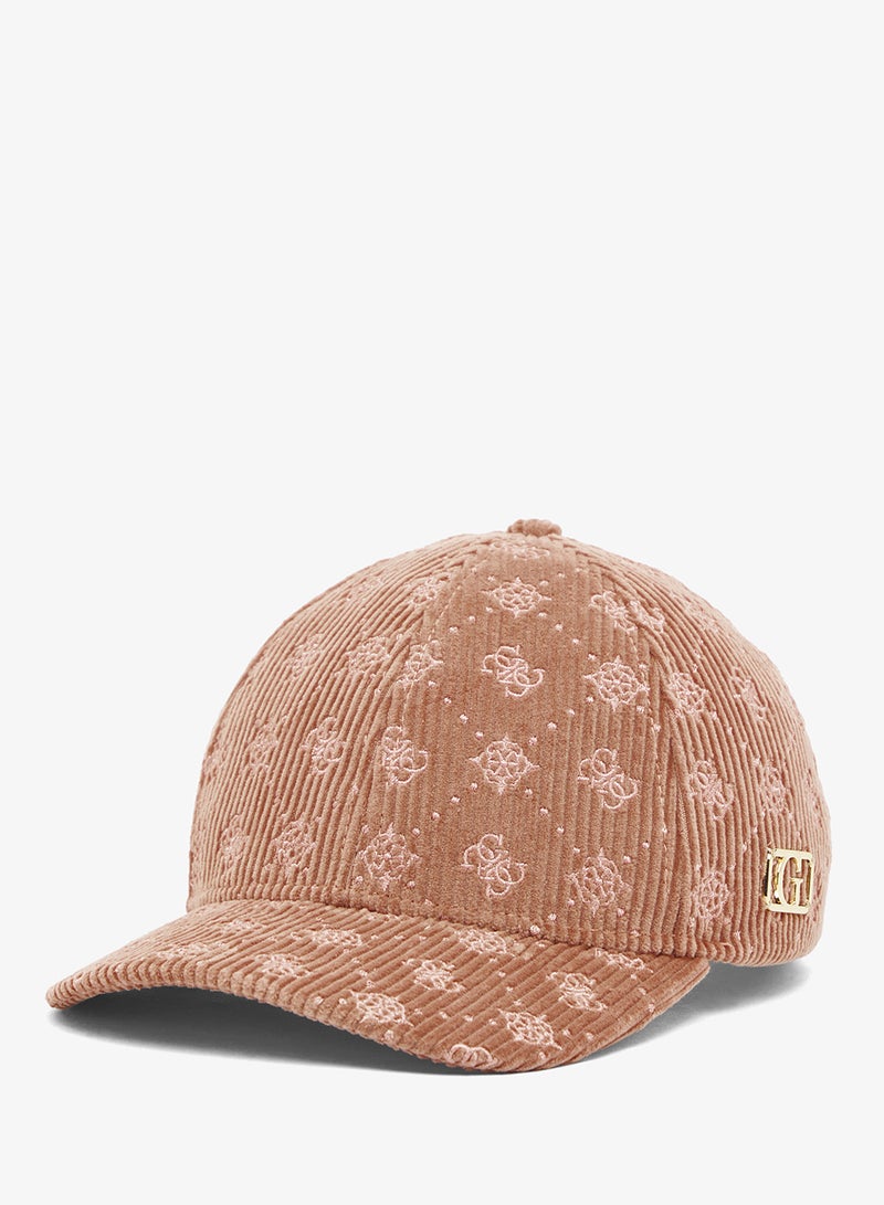 GUESS Logo Curve Peak Cap - Image 1
