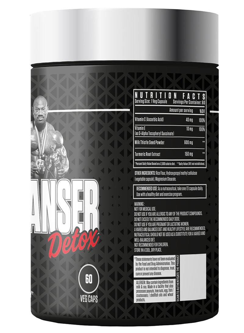 DEXTER JACKSON Black Series Liver Cleanser 60 Veg Capsules - Complete Stack for Liver Support - Image 3