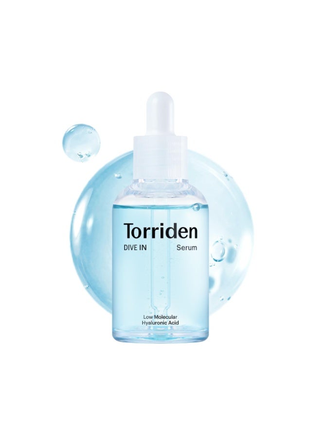 Torriden Dive In Serum (50ml) | Korean Face Serum with Hyaluronic Acid & Ceramide for Deep Hydration, Plumping & Glass Skin Glow | Lightweight, Fast-Absorbing Serum for Dry & Sensitive Skin - Image 1
