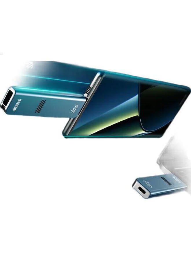 aigo Aigo 256Gb Usb3.2 Type-C Dual Interface High-Speed Solid State Flash Drive U357S, Read 1000Mb/S, Compatible With Phones And Computers, Universal Flash Drive For Apple Iphone And Mac - Image 1