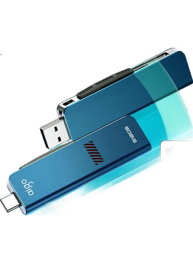 aigo Aigo 256Gb Usb3.2 Type-C Dual Interface High-Speed Solid State Flash Drive U357S, Read 1000Mb/S, Compatible With Phones And Computers, Universal Flash Drive For Apple Iphone And Mac - Image 3